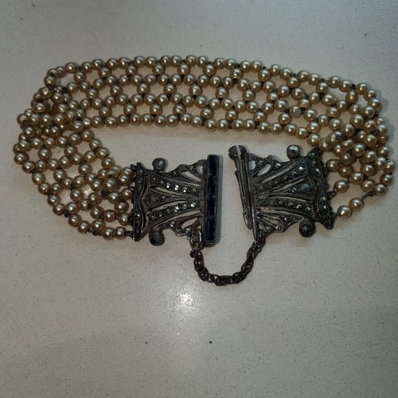 TRUE VINTAGE SEED PEARL BRACELET - Picture 2 of 3